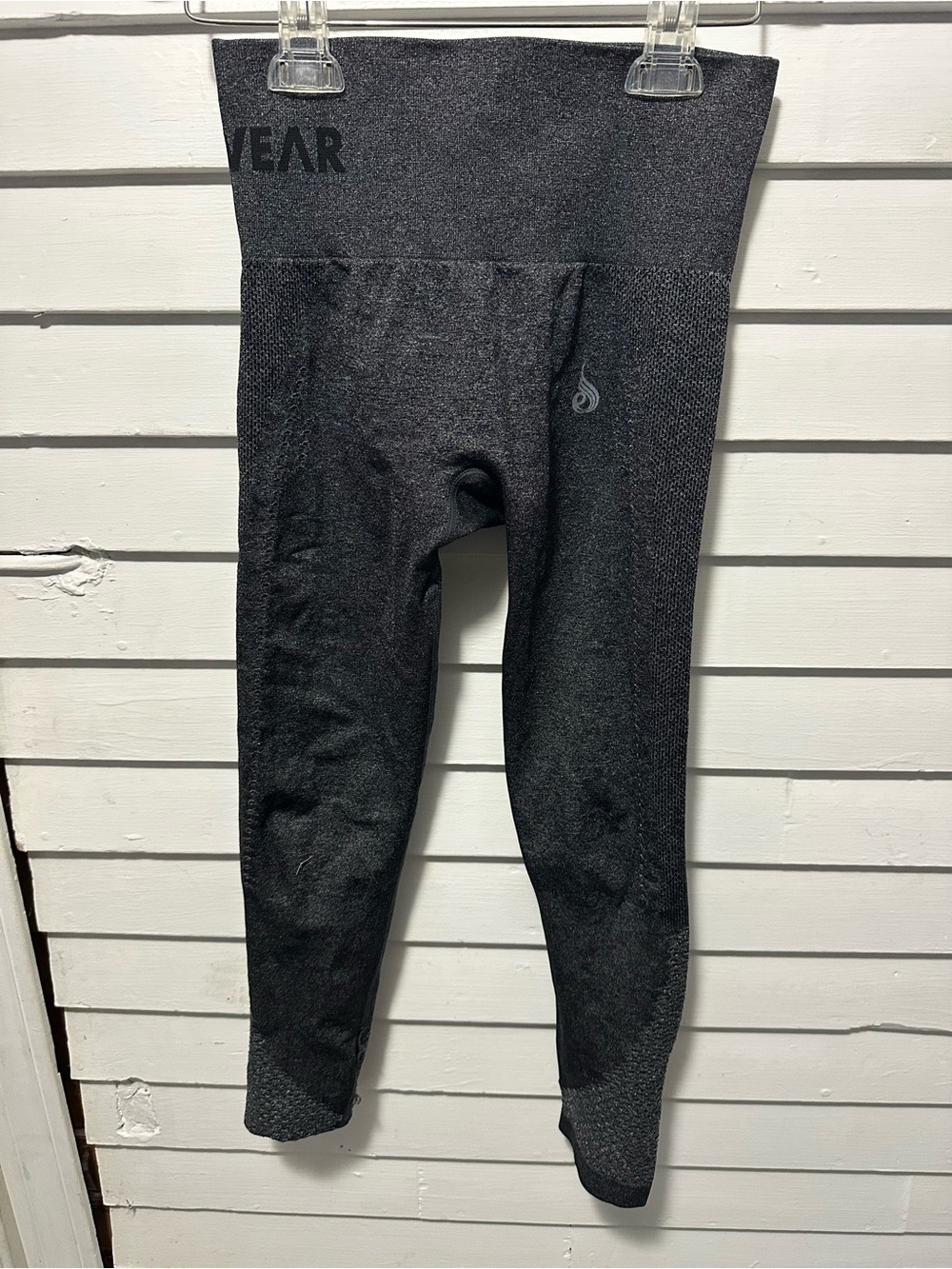 Ryderwear Charcoal Black High-Rise Seamless Leggings
